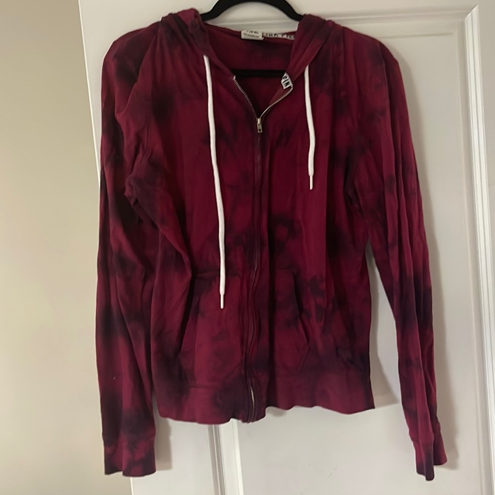 Victoria secret pink light weight tie dye sweatshirt
